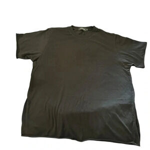 Talentless Raw hem men's size large black t-shirt